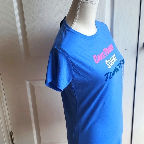 Reebok cake today squat tomorrow t-shirt - Picture 6 of 7